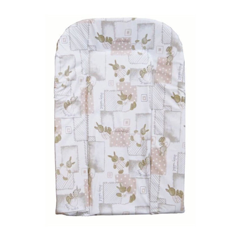 Matelas a langer Bambisol Plaque mousse - Imprimé lapin beige