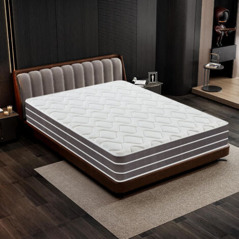 Matelas  à mémoire de forme 140x190 - Ép 23cm -Matelas ferme pour soutien lombaire optimal - Matelas en hypoallergénique
