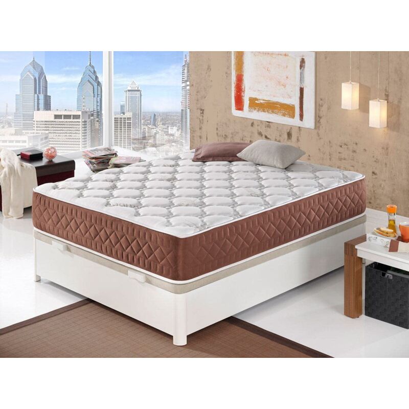 Moisury - Matelas à Mémoire de Forme 120x200 Evo Matelas de 30 cm d'épaisseur Matelas de Fermeté Moyenne Mousse Viscoélastique de Dernière Génération