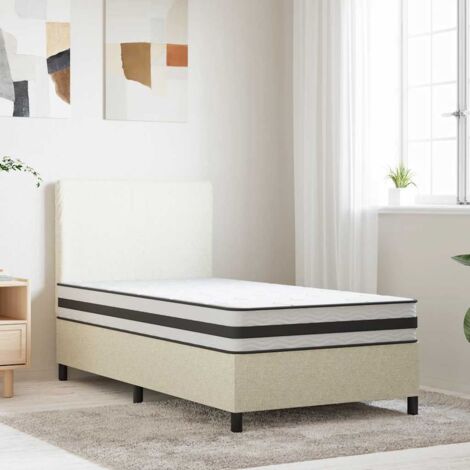 Matelas à ressorts bonnell moyen 120x200 cm vidaXL