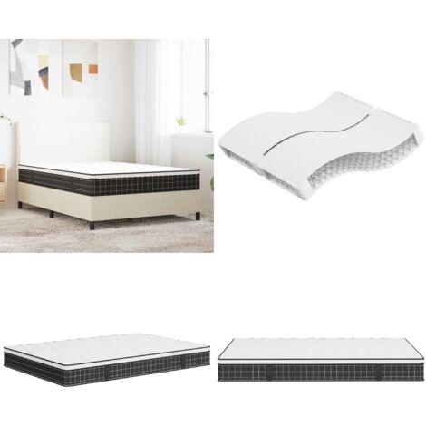 Matelas à ressorts bonnell moyen 140x190 cm - Matelas À Ressorts - Matelas Bonnell - Matelas Double - Matelas Confortable - Matelas Support - Home & Living