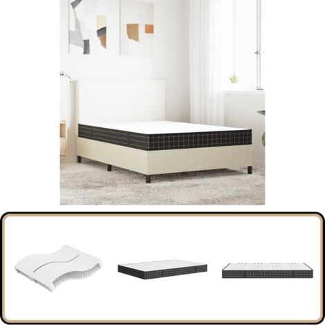 Matelas à ressorts bonnell moyen 140x190 cm - Matelas Bonnell - Matelas Ressort - Matelas Double - Literie - Lit
