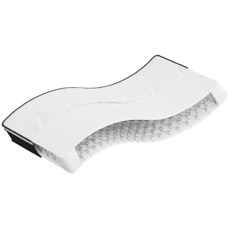 Matelas à ressorts bonnell moyen 90x190 cm Vidaxl