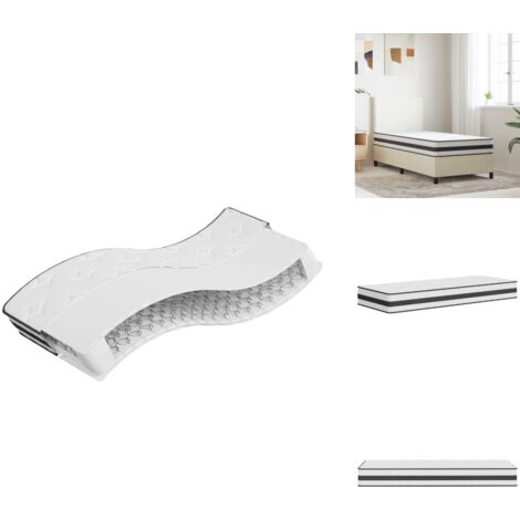 Matelas à ressorts bonnell moyen 90x200 cm - Matelas À Ressorts - Matelas Bonnell - Matelas Double - Matelas Confort - Matelas Livraison Rapide