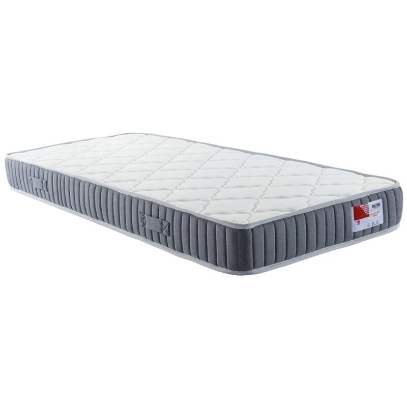 Matelas à ressorts ensachés 140x200 cm - Silver