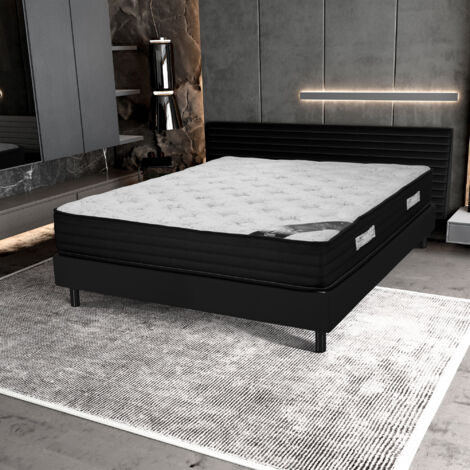 Matelas à ressorts ensachés 140x200x25 cm très ferme - BLAKMAT