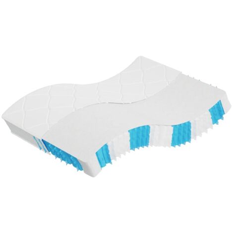 Matelas à ressorts ensachés dureté moyenne 140x190 cm vidaXL