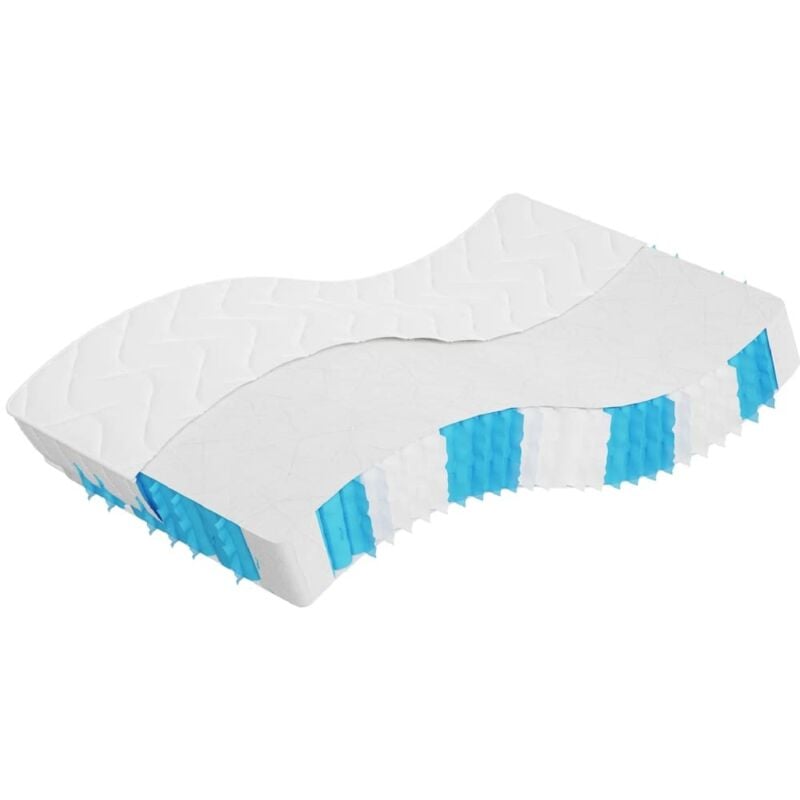 Vidaxl - Matelas à ressorts ensachés dureté moyenne 140x200 cm