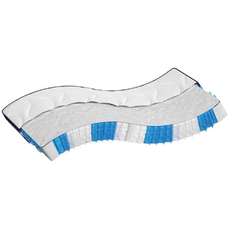 Vidaxl - Matelas à ressorts ensachés dureté moyenne 140x190 cm