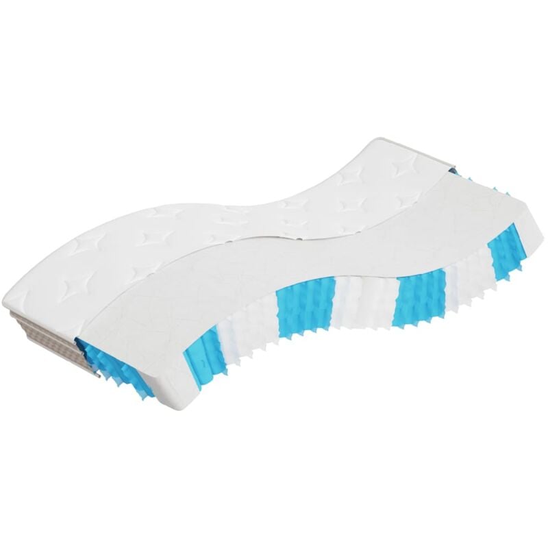 Matelas à ressorts ensachés moyen 70x200 cm Vidaxl