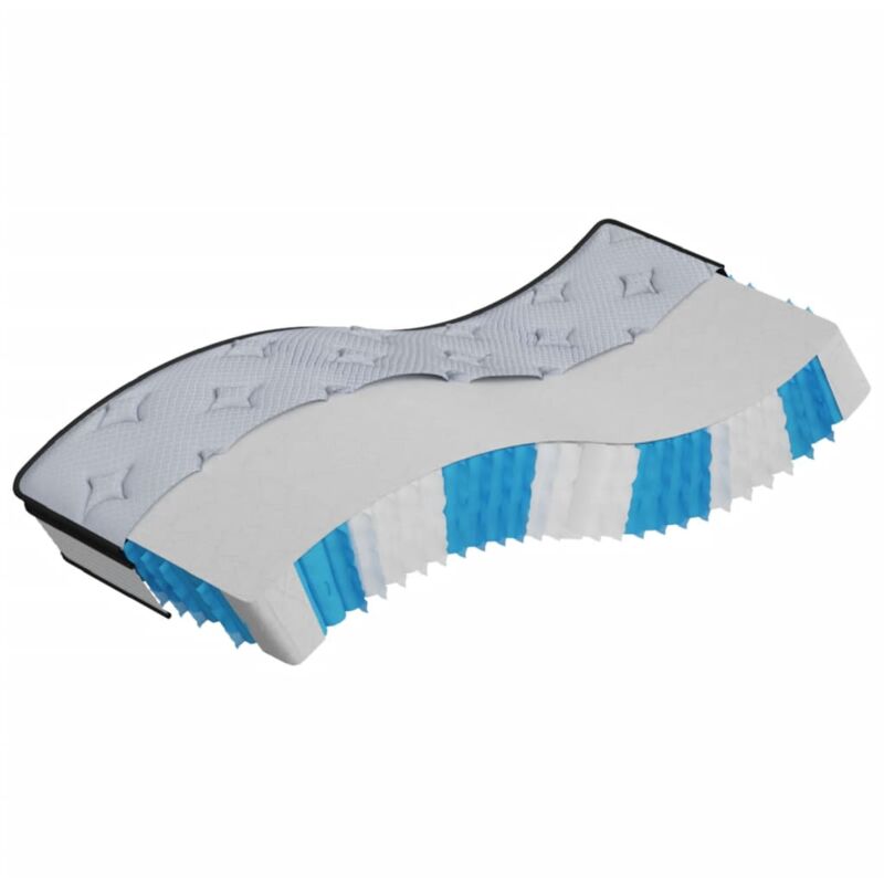 Matelas à ressorts ensachés moyen 80x200 cm vidaXL