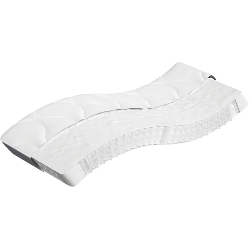 Matelas à ressorts ensachés moyen 80x200 cm Vidaxl