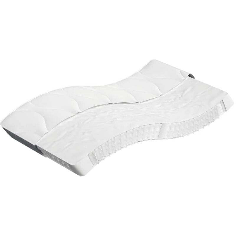 Matelas à ressorts ensachés moyen 120x200 cm Vidaxl
