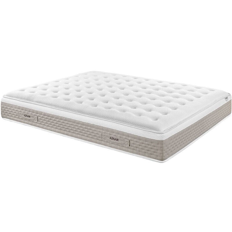 Aznar - Matelas à ressorts ensachés confort Orquidea 2.0 28 cm adaptable 160 x 200 cm