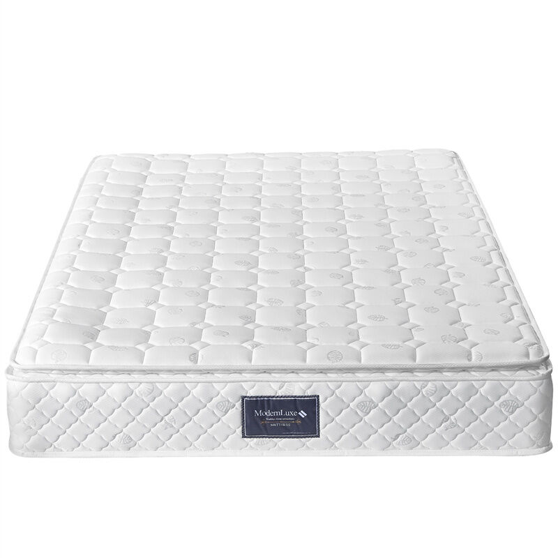 Matelas à ressorts - Matelas mousse froide 7 zones, âme ensachés, dessus matelassé microfibre, dureté H3, hauteur 25cm 160x200cm