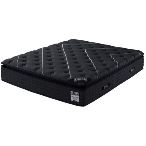 Matelas Alitea Black Édition 4500 140x190 cm – 4500 ressorts ensachés – 7 zones de confort – Accueil moelleux et soutien ferme