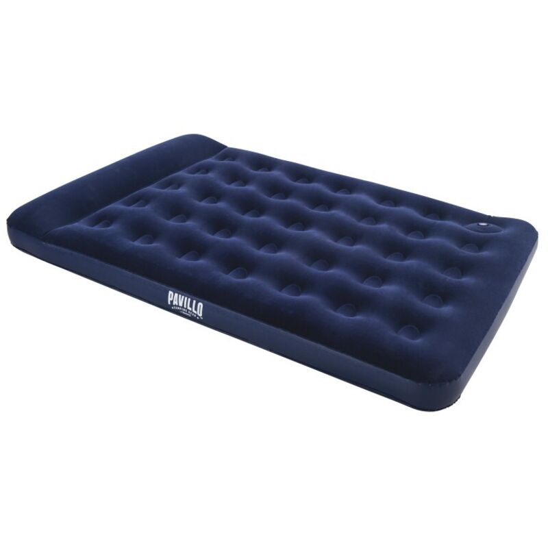 Bestway Matelas gonflable camping 2 places 191x137x22cm pompe à pied intégrée
