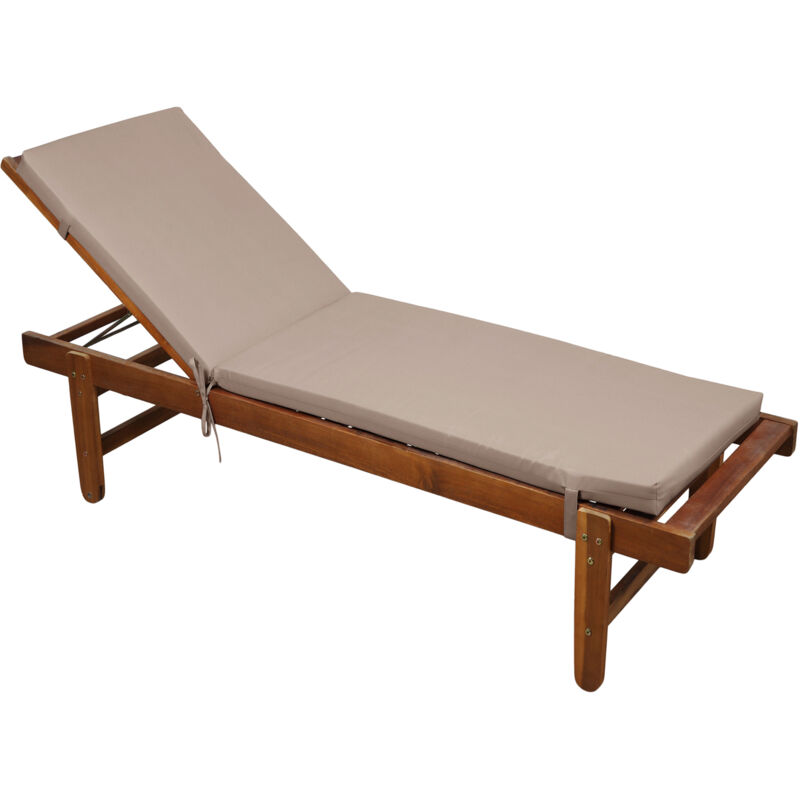 Matelas Bain de soleil extérieur imperméable Lin 60x190 cm