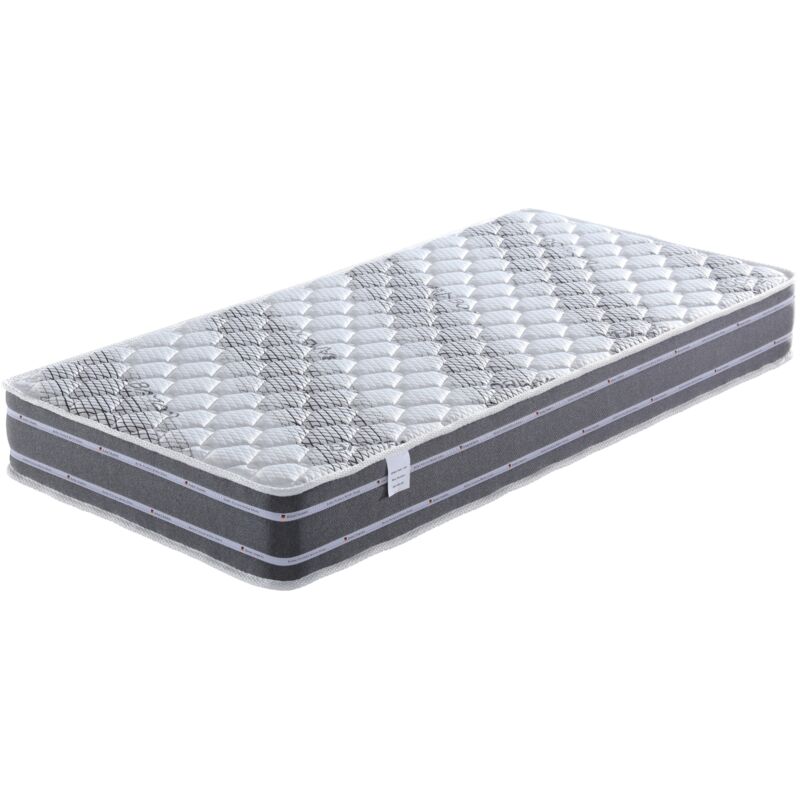 Matelas Bambou 80x200 x 23 cm - Trés Ferme - Noyau Poli Lattex HR Derniére Génération - Trés Respirant