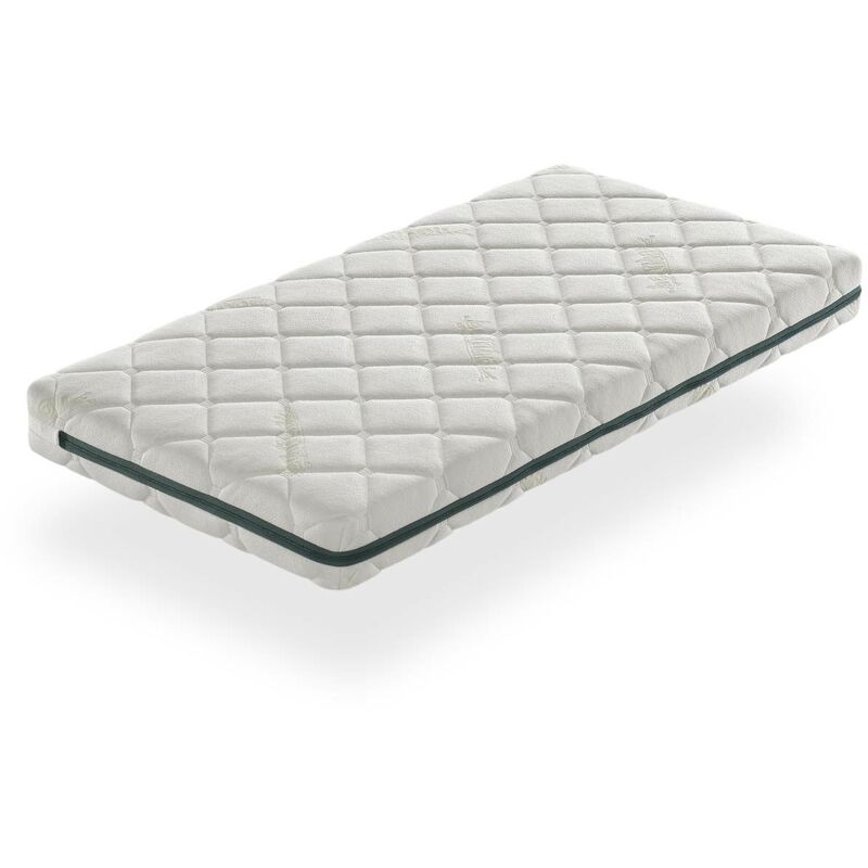 Xaluca - Matelas Bebe 70x140 bambu Epaisseur 11 cm Adaptable, avec particules naturelles et respirantes