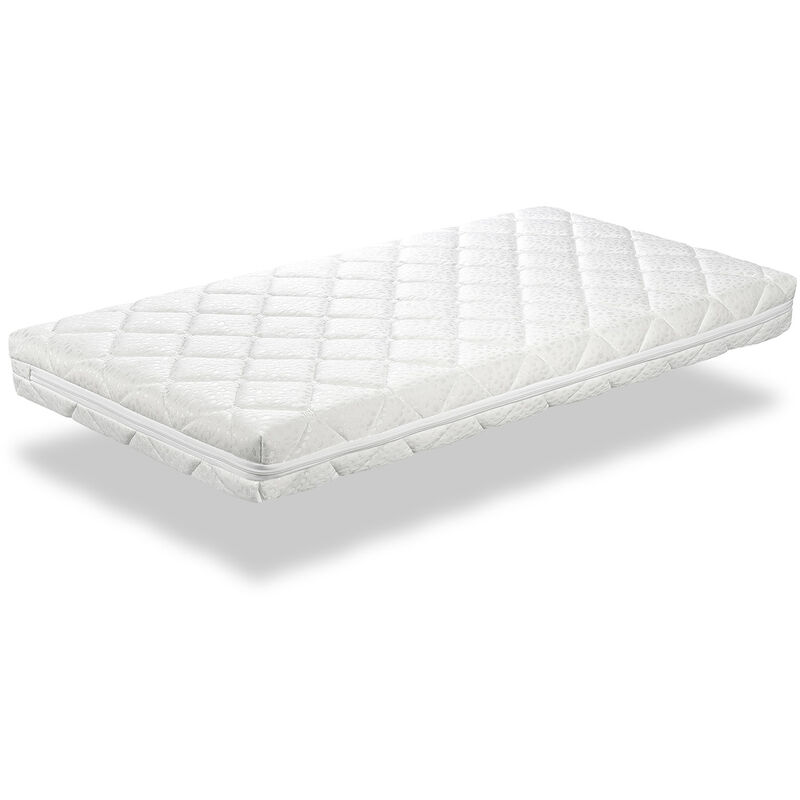 Matelas caramel 70x160 Epaisseur 11 cm - Noyau en mousse perfore