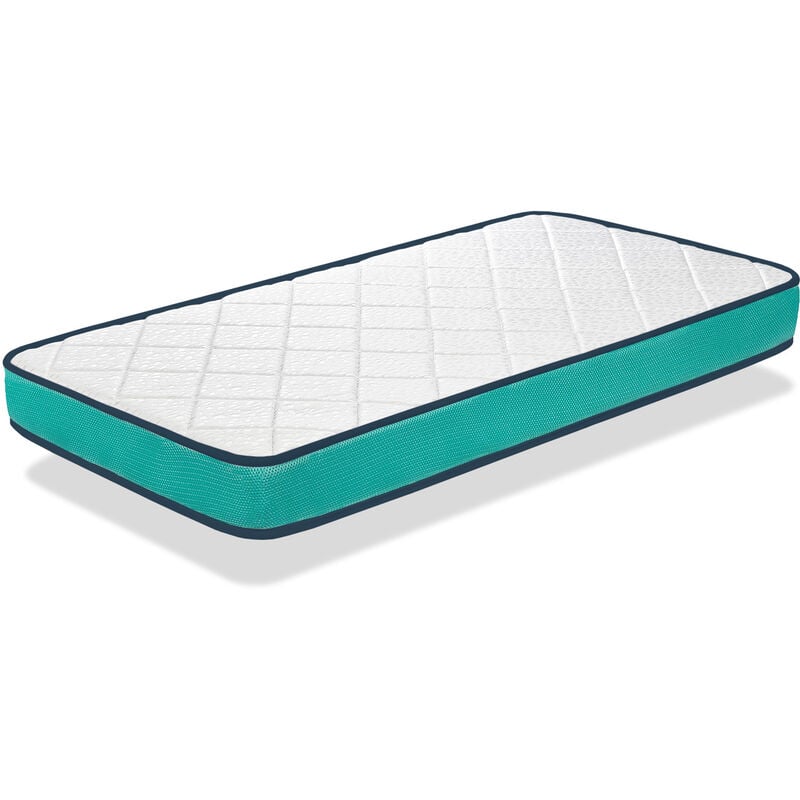 Xaluca - Matelas Bebe dante 57X117 Epaisseur 10 cm - Noyau mousse perforee et Anti Bacterien