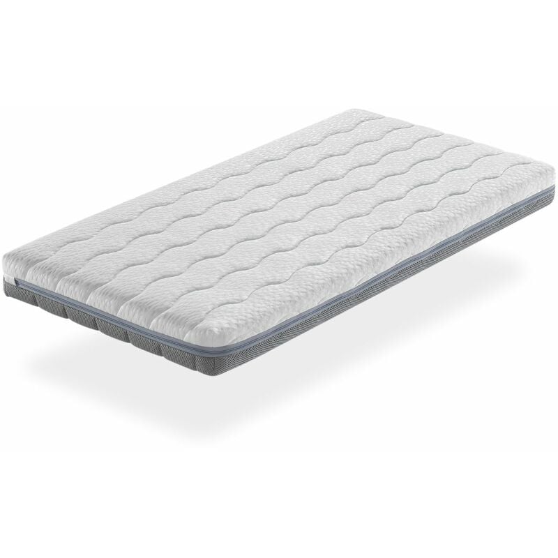 Xaluca - Matelas bebe kala 60X120 Epaisseur 11 cm Dehoussable - Mousse - memoire double face et Noyau perfore- dormalit