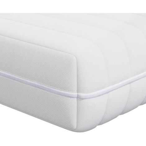 Matelas Blanc 80 x 160 cm Ressort ensaché