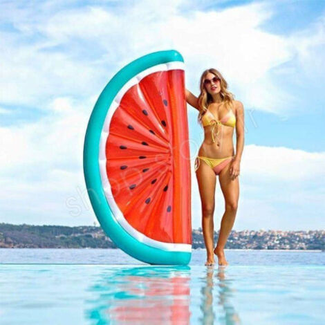 Matelas Bouée Gonflable Géante Pastèque