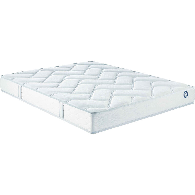 Matelas Bultex haute densité, ferme et confortable, ready 140x190 - Blanc