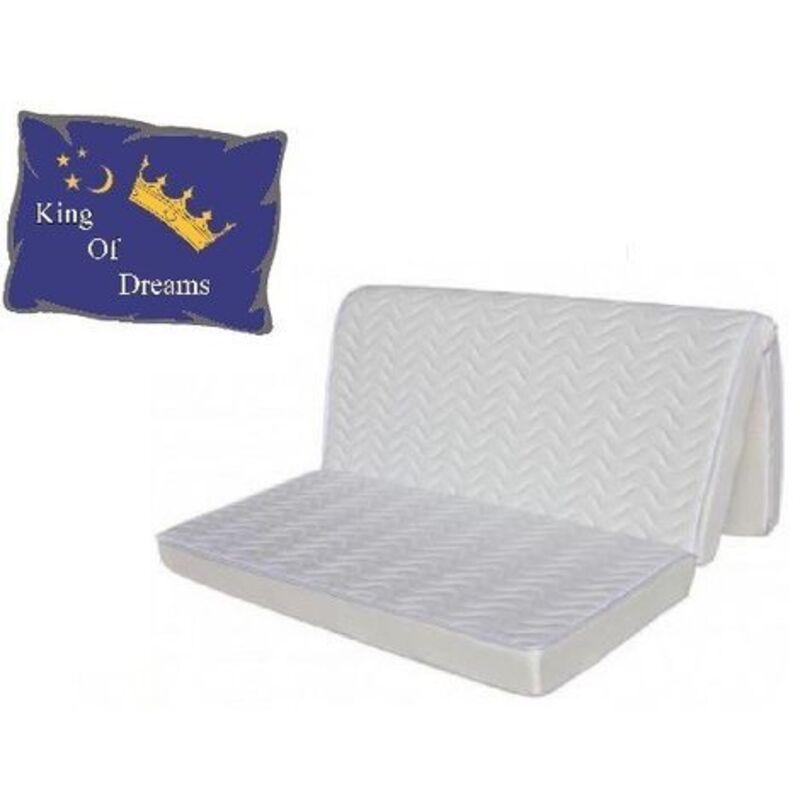 King Of Dreams - Matelas bz 140x200 Latex Naturel de densité 80 Kg/m3 et Mousse Poli Lattex Indéformable Tissu Strech trés résistant - Hauteur 10 cm