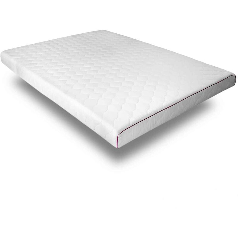 Sampur - Matelas canapé convertible bz Épaisseur 12 cm - Mousse à mémoire de forme - 80x200 cm - Blanc