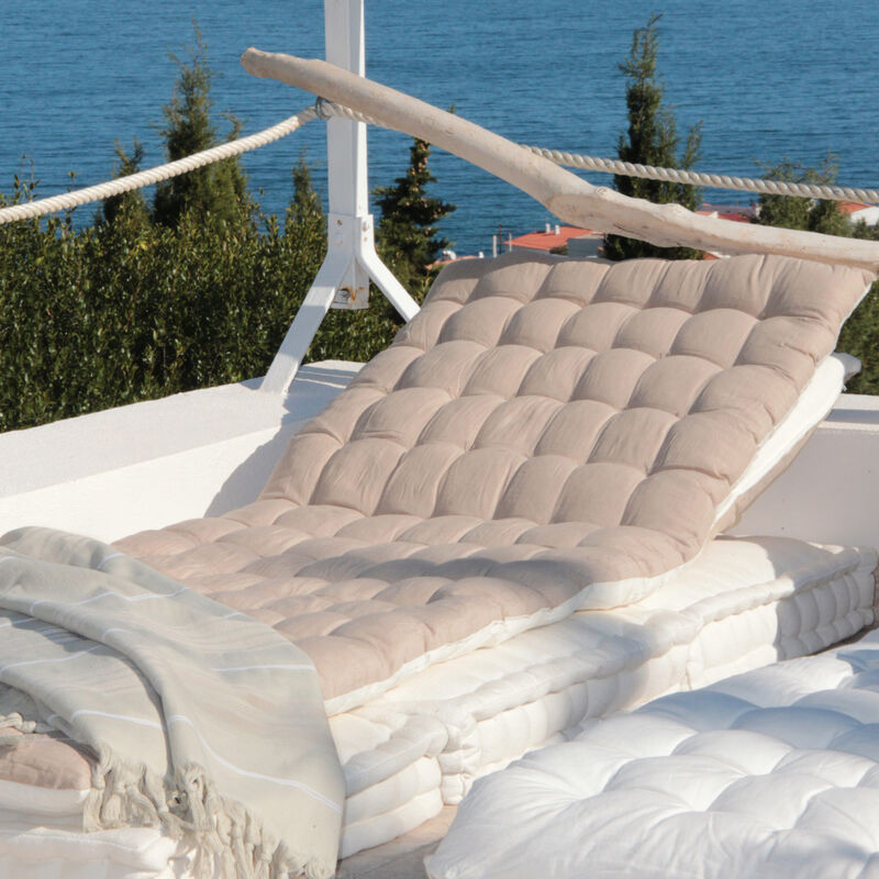 Matelas d'assisse outdoor Taupe 60 x 120 cm - Taupe