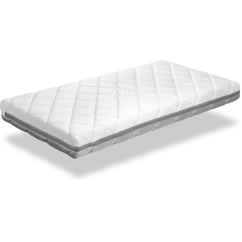 Xaluca - Matelas bebe bunny 57X117 Epaisseur 11 cm - Dehoussable, lavable, adaptable et respirant - dormalit