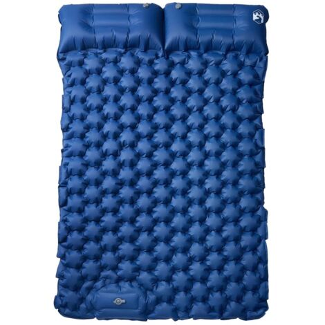 Matelas de camping autogonflant avec oreillers 2 personnes CFW143232