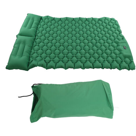 Matelas de Camping Double Léger et Pliable, Auto-Gonflant pour Randonnée, Trekking et Voyage en Voiture