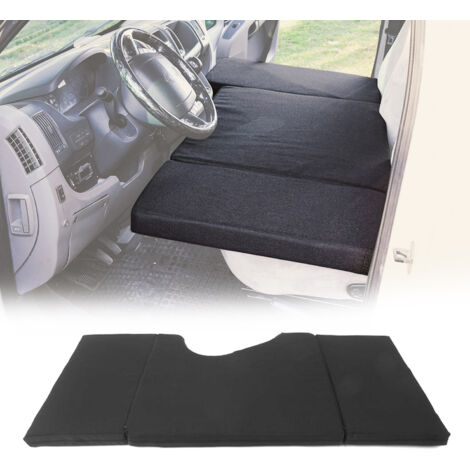 Matelas de Camping Pliable Compatible avec Renaults Trafic X83 2001-2004 en Polyester Noir