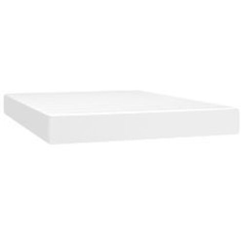 Matelas de lit à ressorts ensachés Blanc 140x190x20
