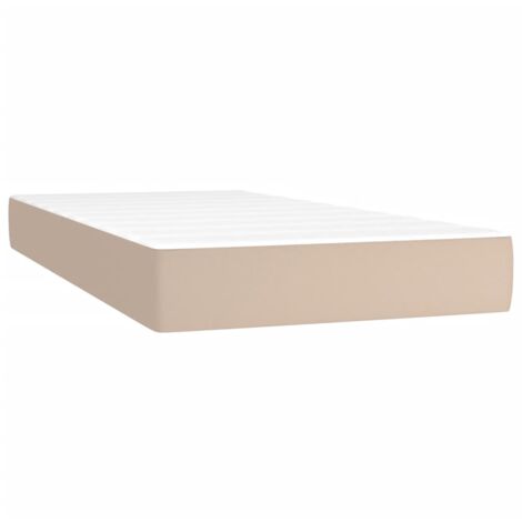 Matelas de lit à ressorts ensachés cappuccino 120x190x20