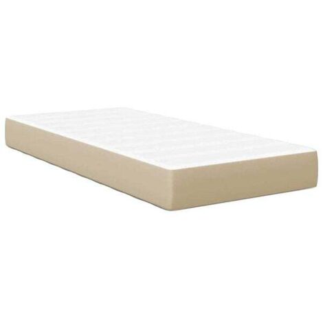 Matelas de Lit avec matelas Vert 80 x 200 cm tissu