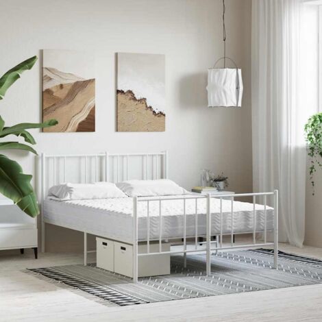 Matelas de lit  Matelas en mousse blanc 140x210 cm dureté H2 H3 CFW98784