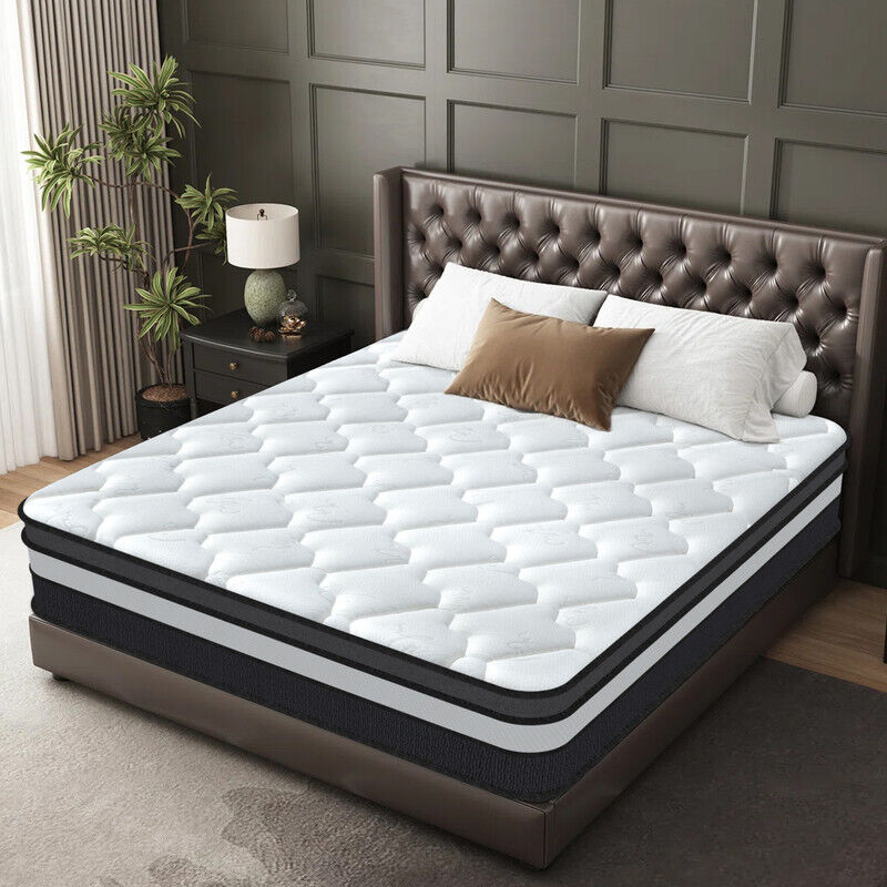 Yidatong - Matelas de luxe 140x200 cm, mémoire de forme, Ép 30cm, 10 zones de confort, Hypoallergénique - Ergonomique - Matelas Perfect Sleep