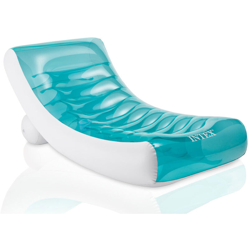Chaise longue de piscine Lounge Ghost Intex Bleu