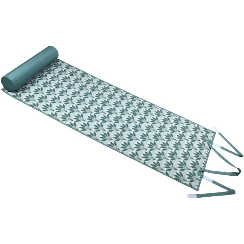 Matelas de plage à motif géométrique Vert 150x70 cm