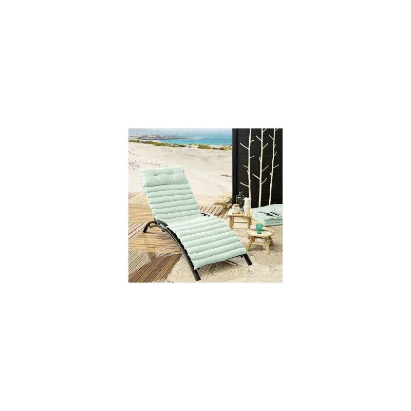 Matelas de plage enroulable (L180 cm) Pixel Vert Menthe