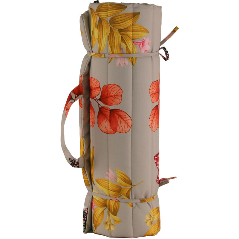 Homemaison - Matelas de plage imprimé papillons Naturel 60 x 180 cm - Naturel