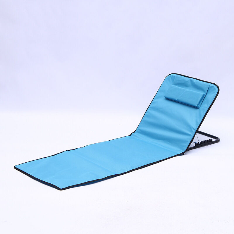 Matelas de Plage Pliable,Transat de Plage,Pliable et Réglable,Chaise de Plage Pliable,Siege Plage avec Aangle,Se Transpor, pour la Plage, Le Parc, Le