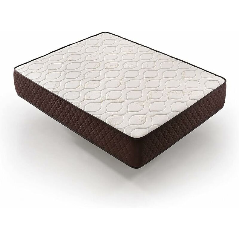 Matelas 100x180 | Descansín | Grande Fermeté | Sans Ressorts | Tissu Respirant et Anti|acarien | Gel|coat Doux