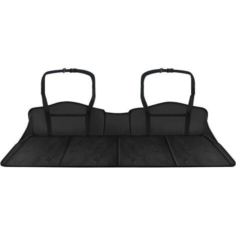Matelas de siège arrière de voiture - Rallonge pliable pour siège arrière - Matelas de camping - Matelas de voyage - Matelas pliant - Pour dormir - Augmente l'espace dans le coffre et le lit