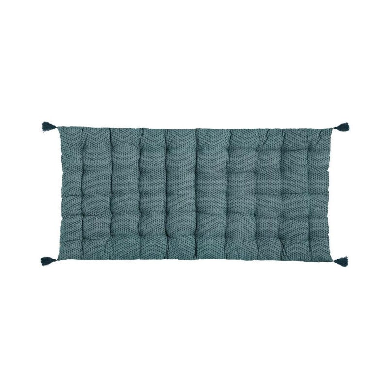 Matelas de Sol 4 Pompons 'Otto' 60x120cm Bleu